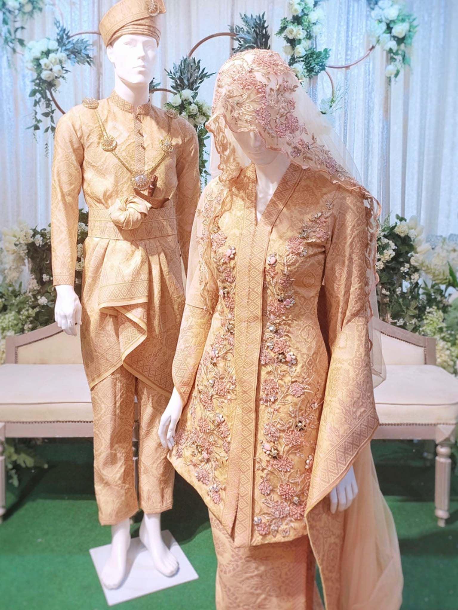 Dress songket muslimah hotsell